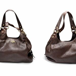✨ (Sold)Coach Brown Pebbled Leather Shoulder Bag | Classic Hobo Style ✨
